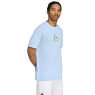 adidas Men's Pickleball Graphic Tee - Glow Blue