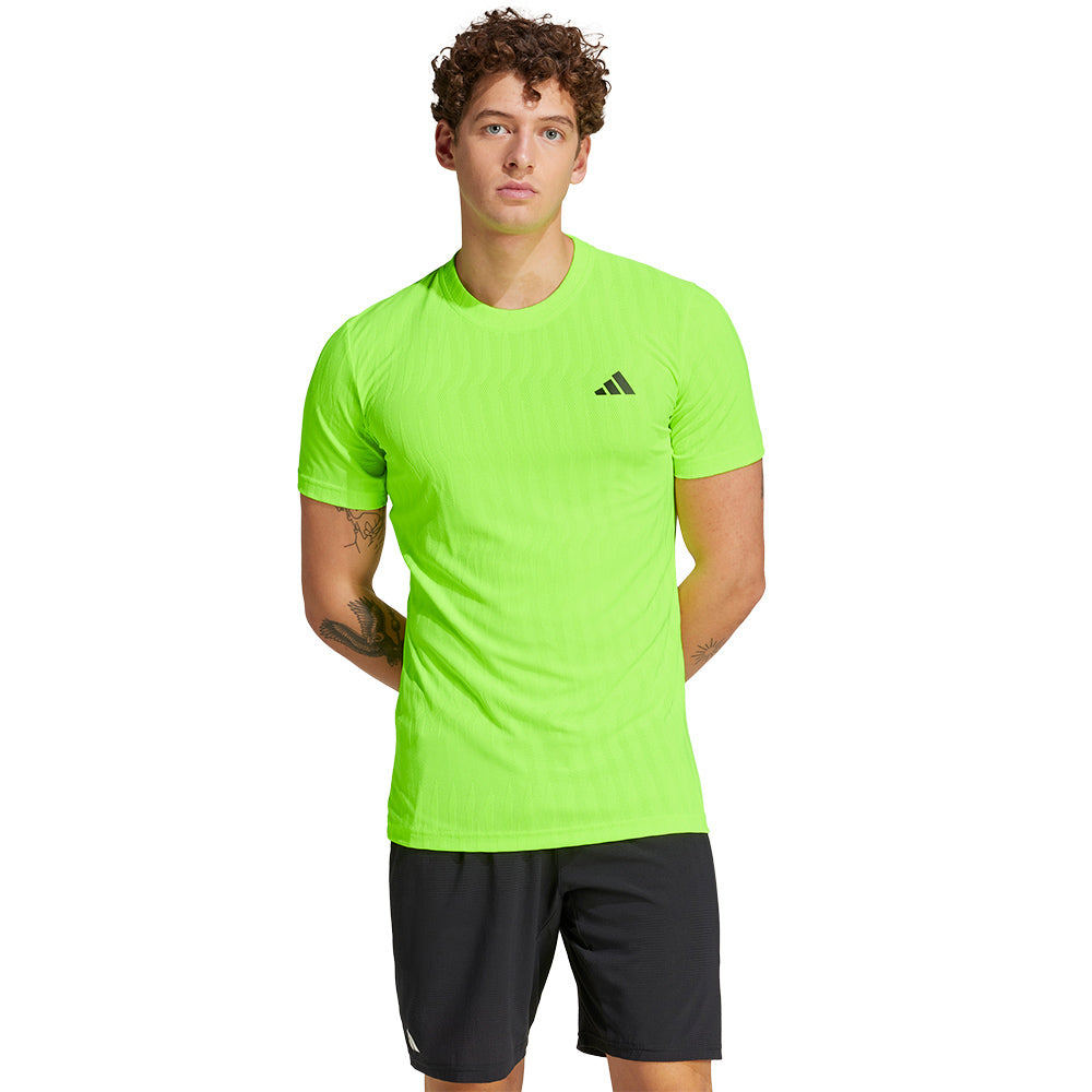 adidas Men's Freelift Tee - Lucid Lemon