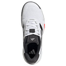 adidas Junior Barricade K - White/Grey Two