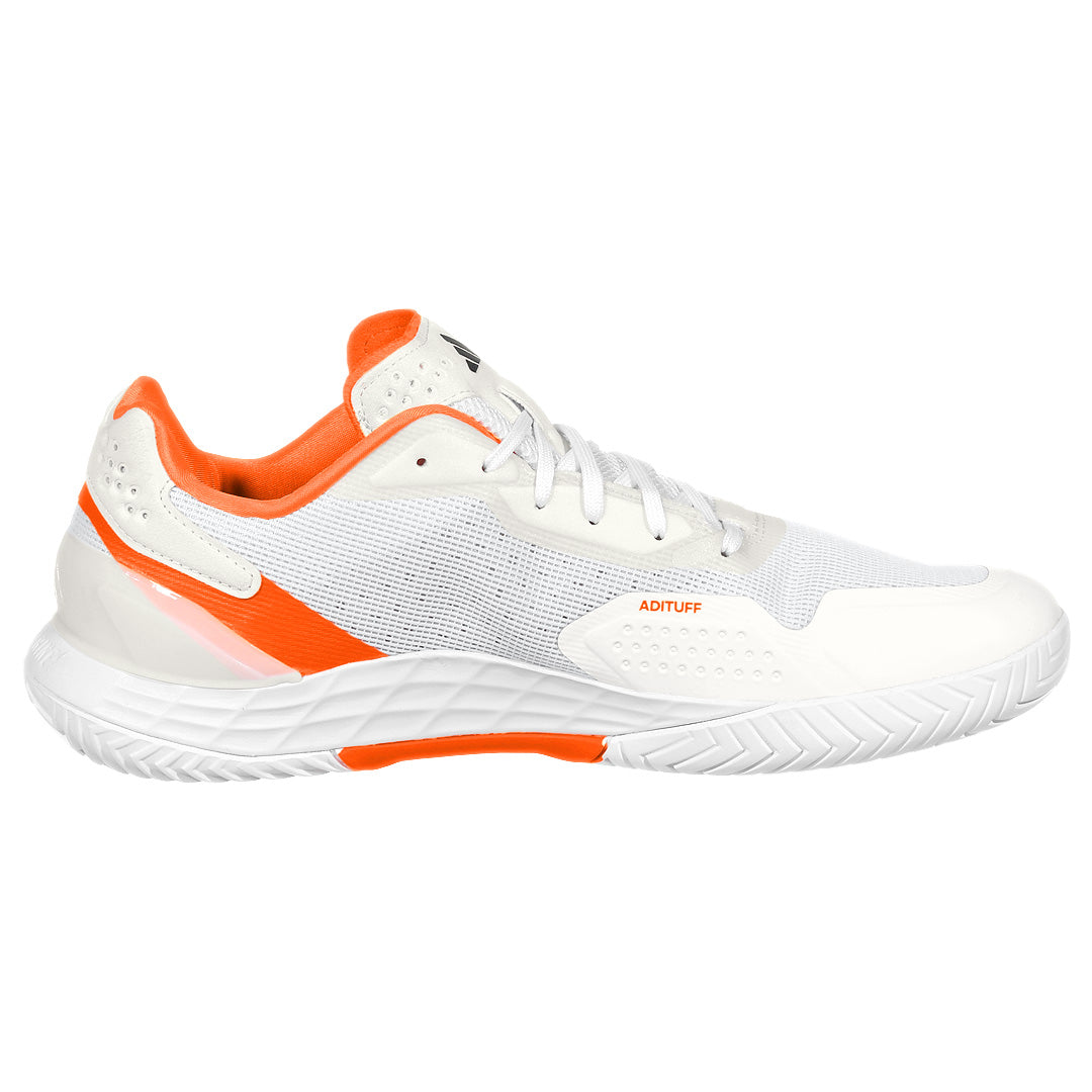 adidas Men's Defiant Speed 2 - Cloud White/Lucid Orange