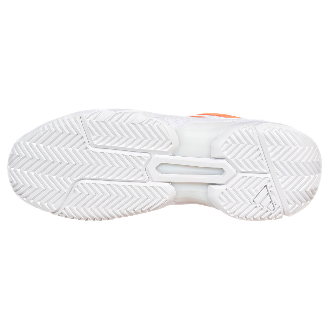 adidas Women's CourtJam Control 3 - Cloud White/Beam Orange