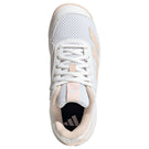 adidas Junior Courtflash K - White/Wonder Quartz