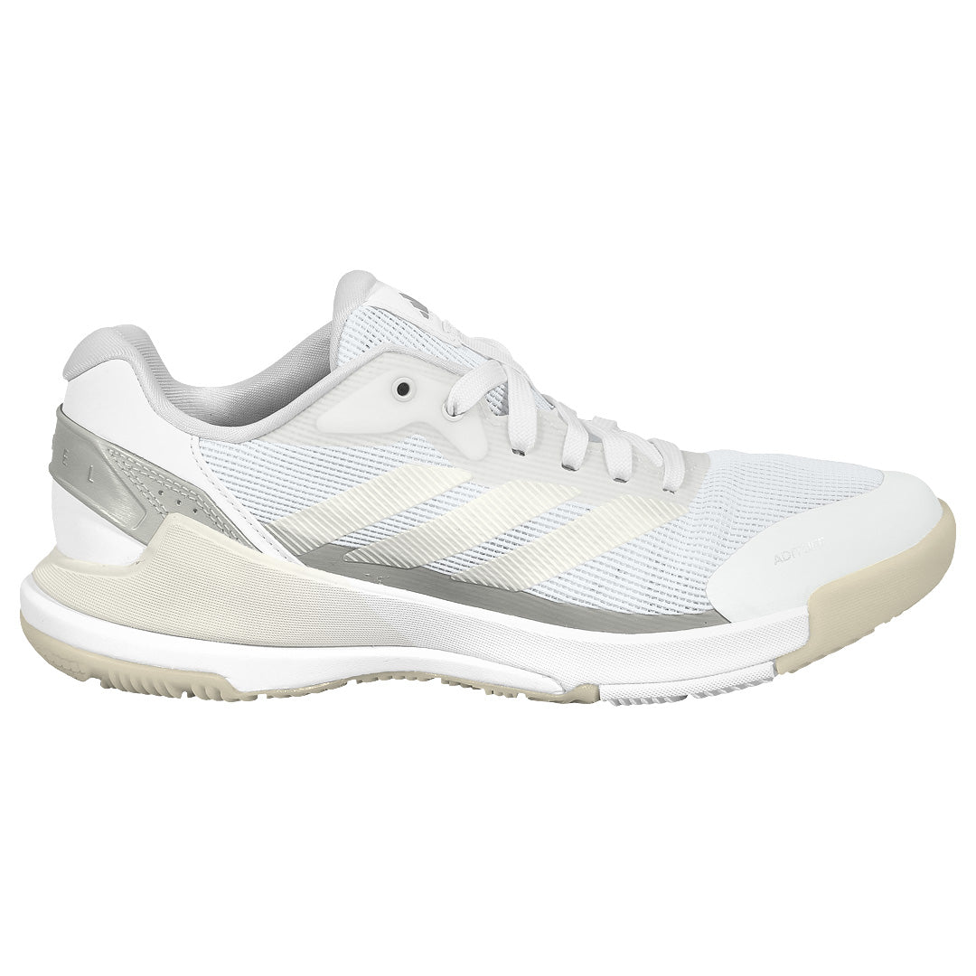adidas Women's Crazyquick LS - Padel - Cloud White/Zero Metallic