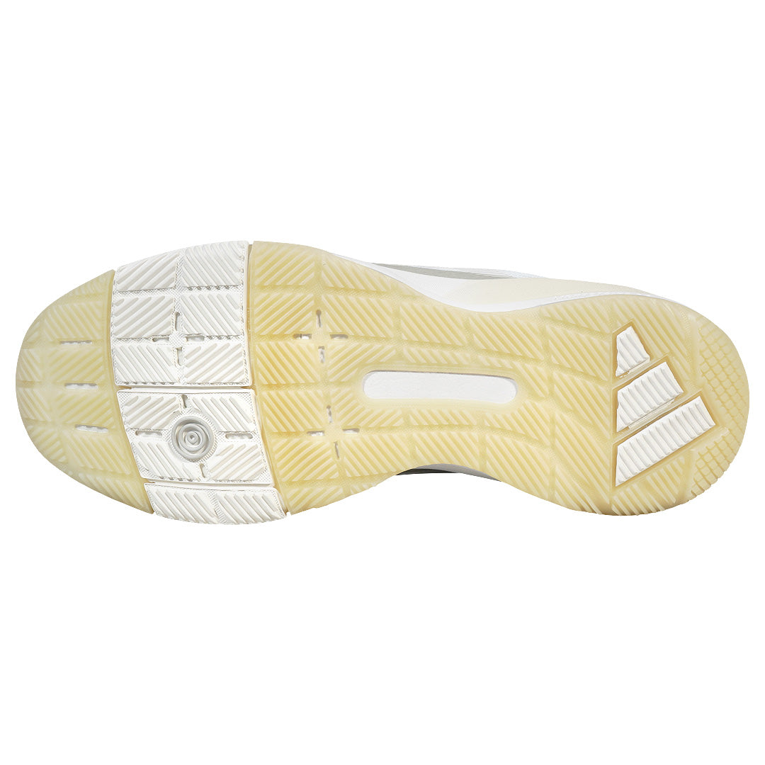adidas Women's Crazyquick LS - Padel - Cloud White/Zero Metallic