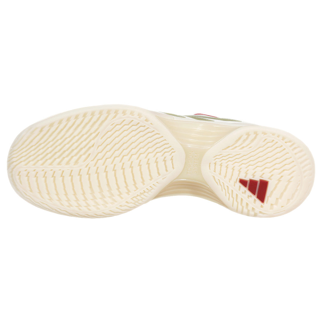 adidas Women's Avacourt 3 - Chalk White/Team Victory Red