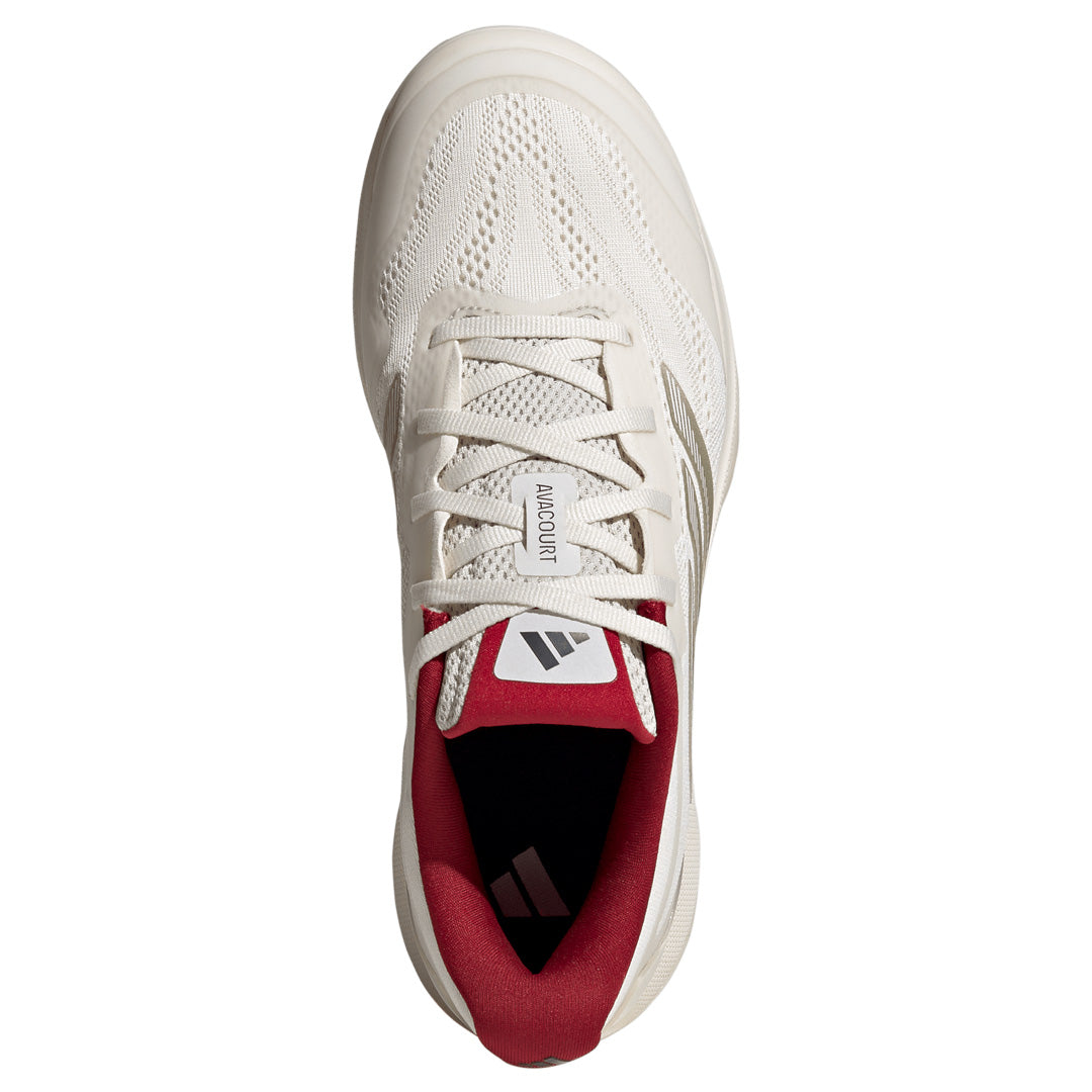 adidas Women's Avacourt 3 - Chalk White/Team Victory Red