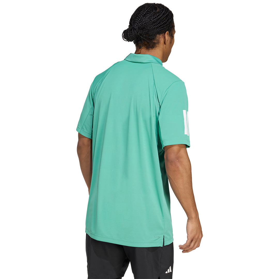 adidas Men's Club 3-Stripe Polo - Powder Teal