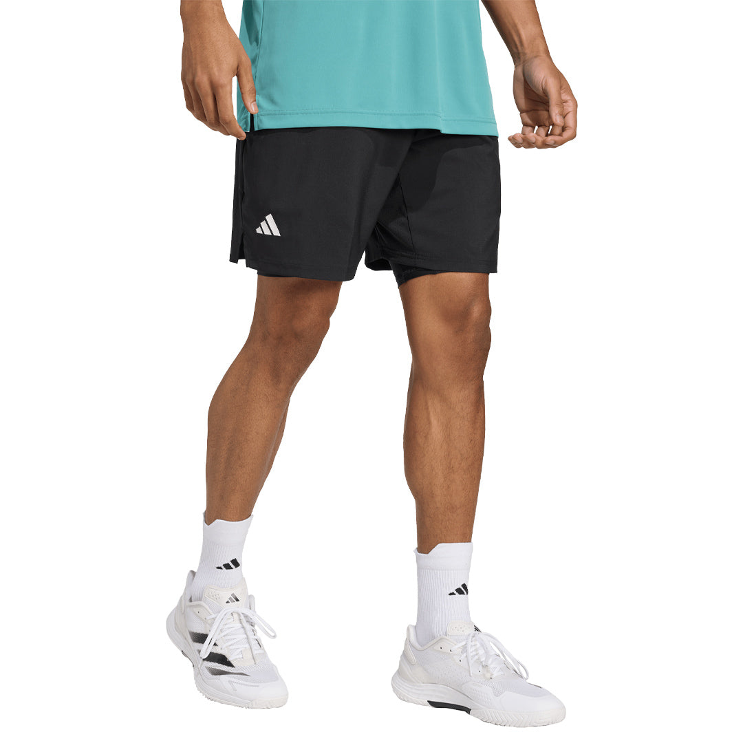 adidas Men's Club 2 In 1 Short - Black