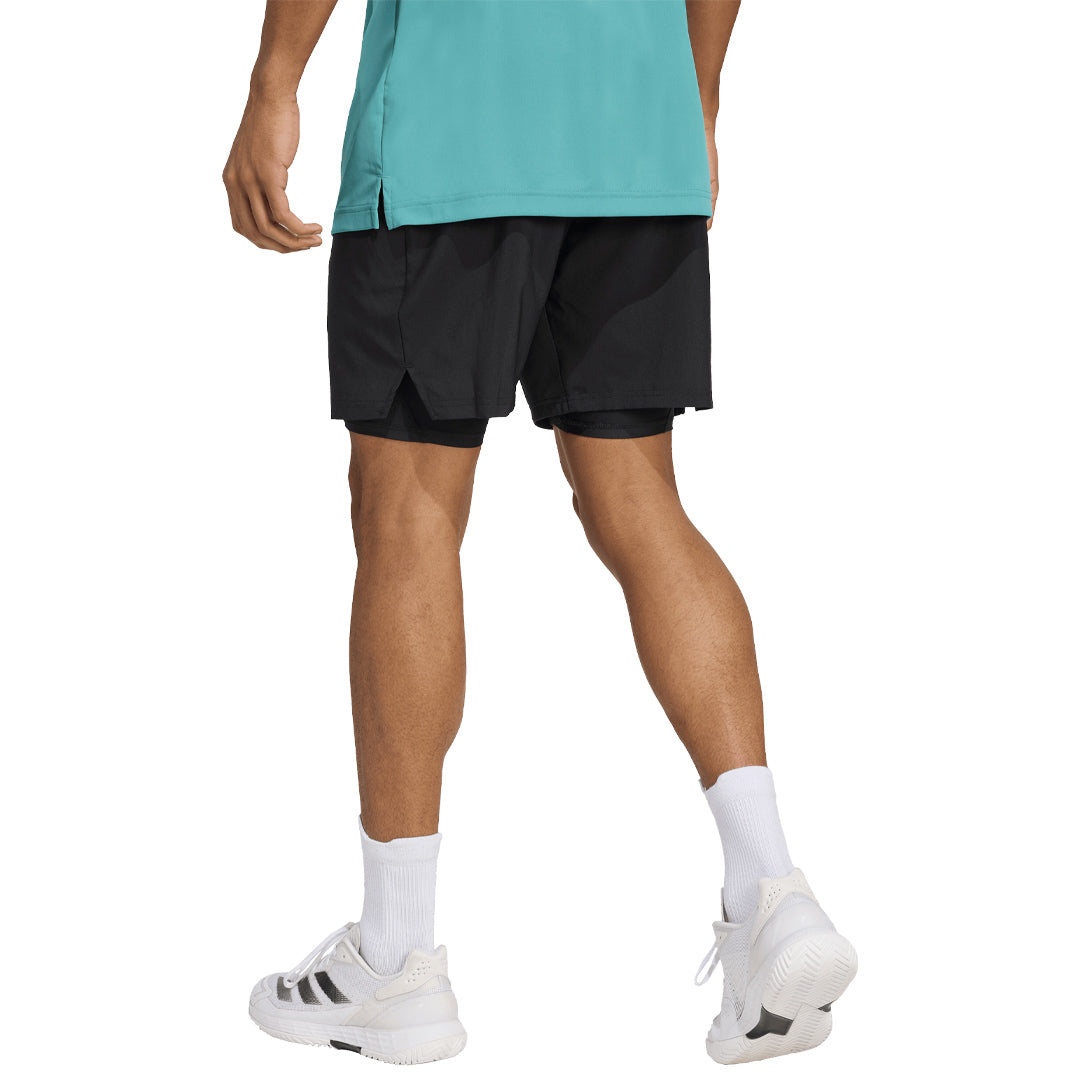 adidas Men's Club 2 In 1 Short - Black