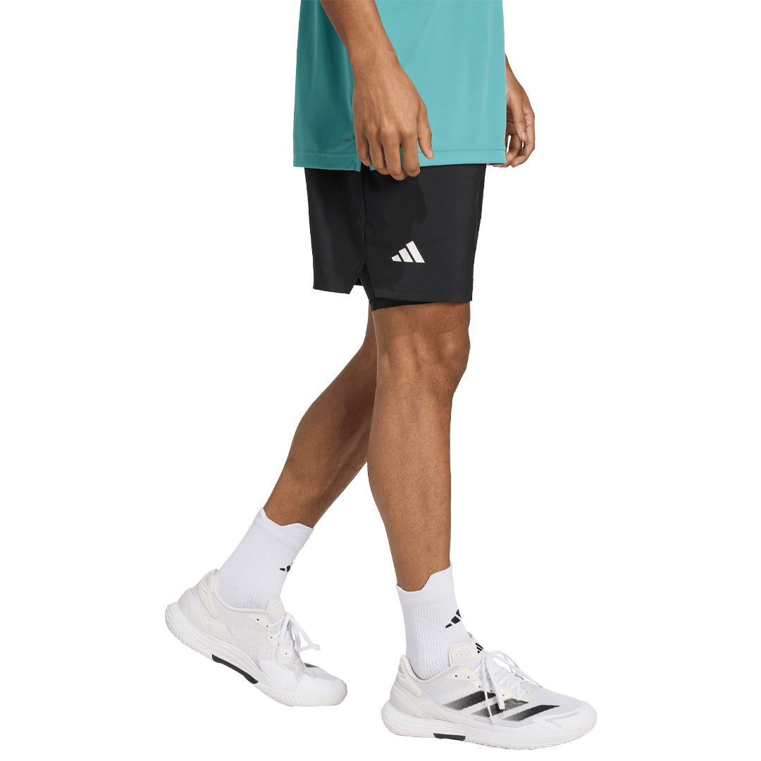 adidas Men's Club 2 In 1 Short - Black
