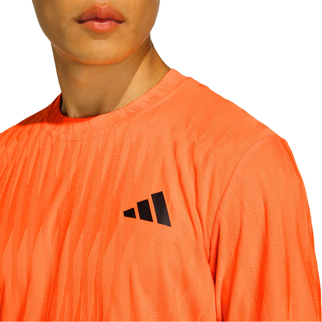 adidas Men's Freelift Tee - Pure Orange