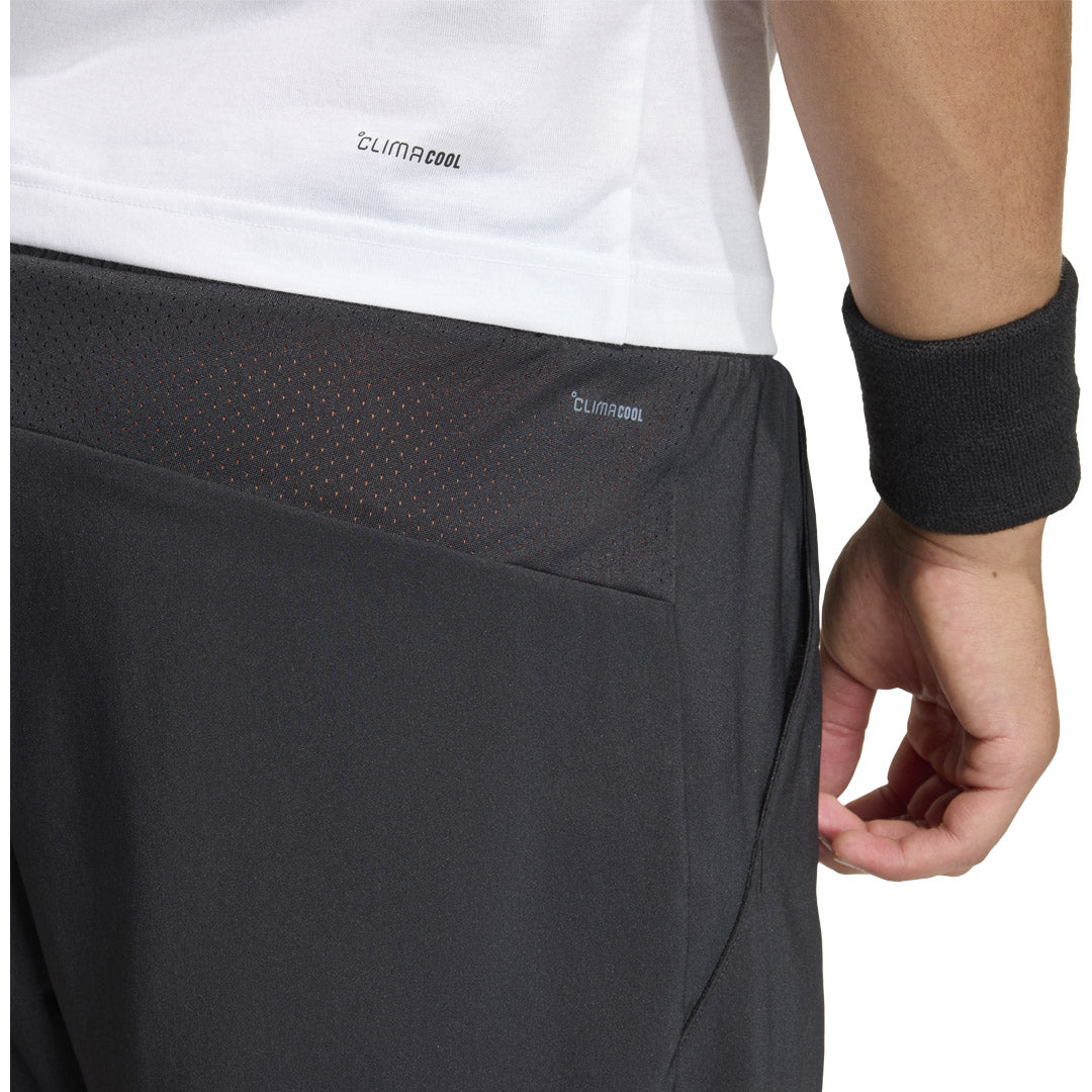 adidas Men's Club 2-In-1 Short - Black/Orange