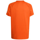 adidas Boys Club 3 Stripe Tee - Pure Orange