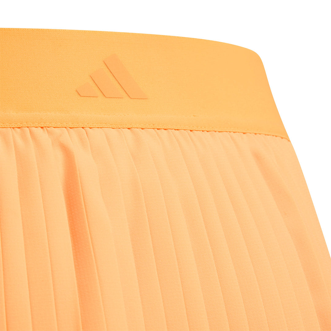 adidas Girls Club Pleated Skort - Ice Tangerine
