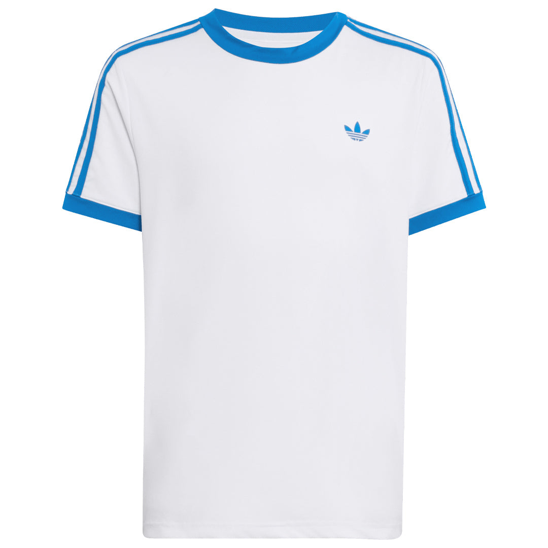 adidas Boys Classics Tee - White/Blue