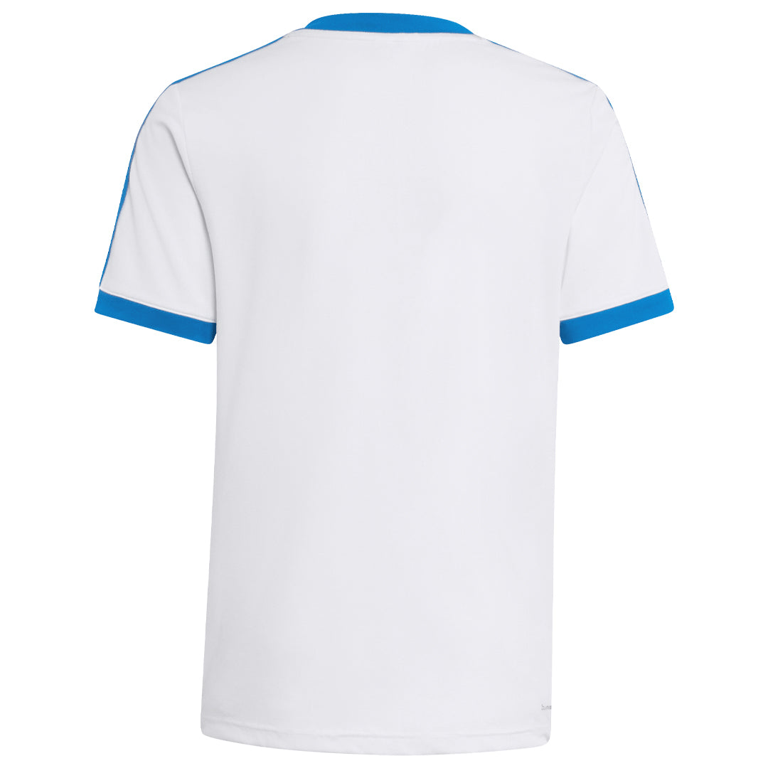 adidas Boys Classics Tee - White/Blue