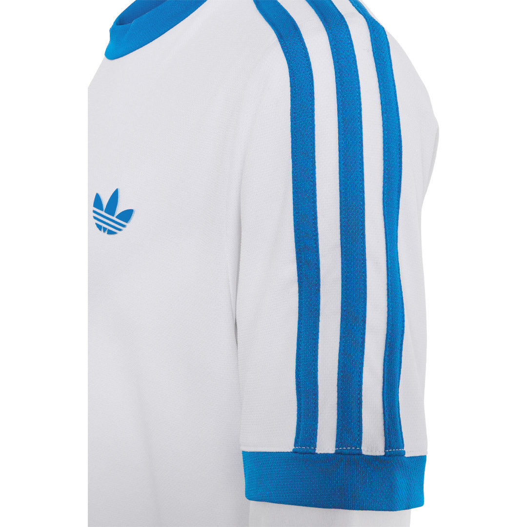 adidas Boys Classics Tee - White/Blue