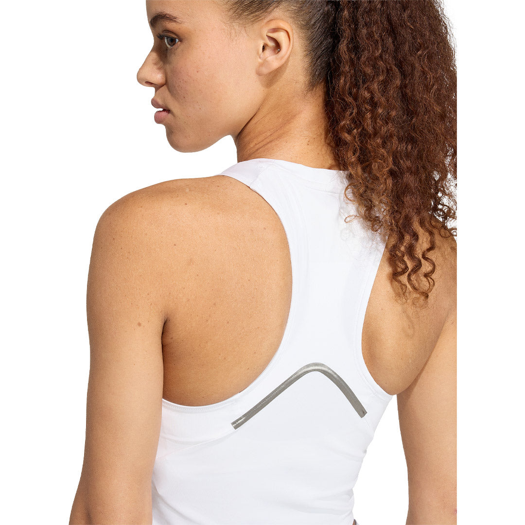 adidas Women's Pro Y-Tank - White