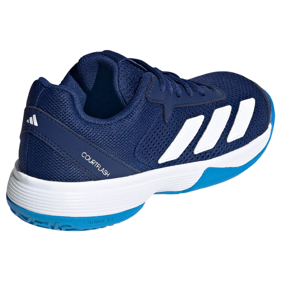 adidas Junior Courtflash K - Dark Blue/Cloud White