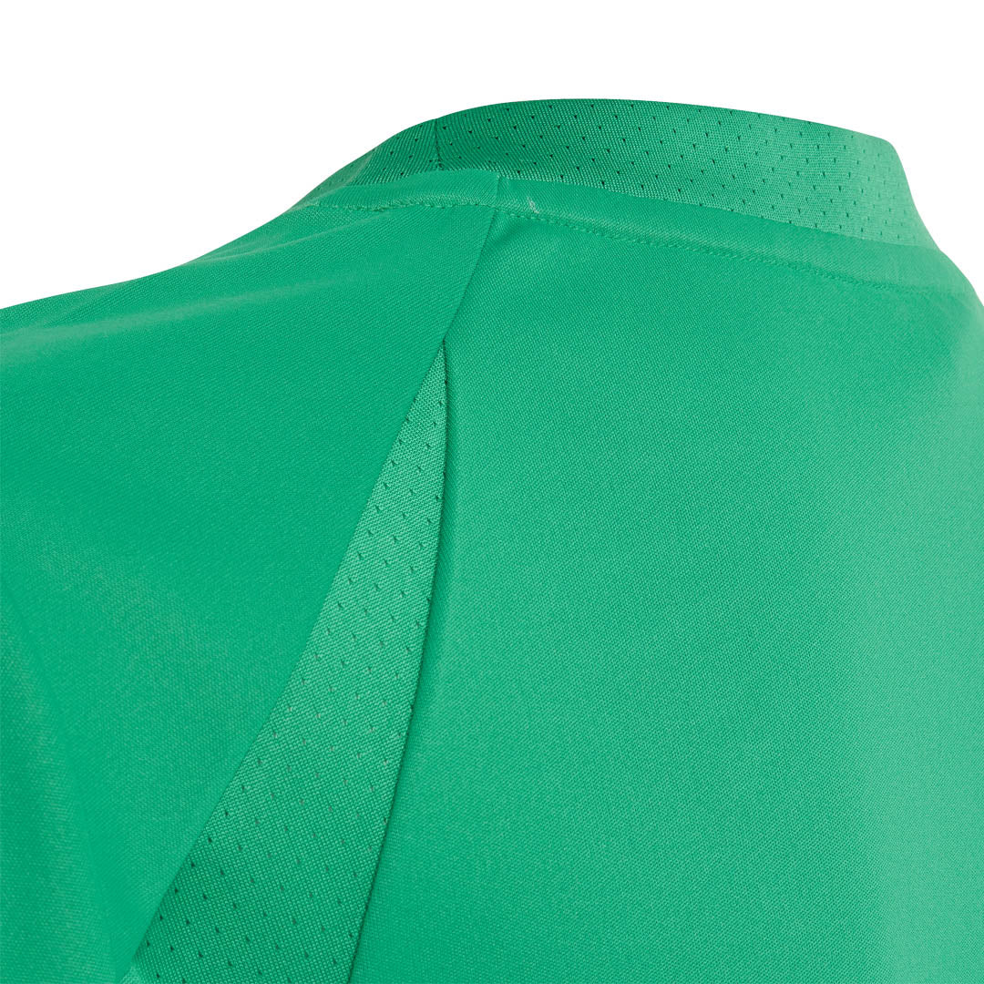 adidas Boys Club 3 Stripe Tee - Semi Court Green