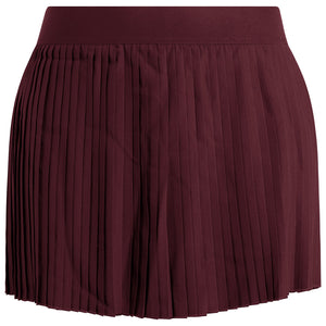 adidas Women's Club Pleated Skort - Maroon