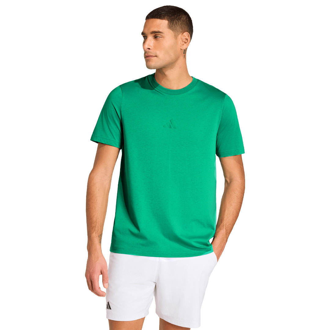 adidas Men's Graphic Tennis Tee - Court Green