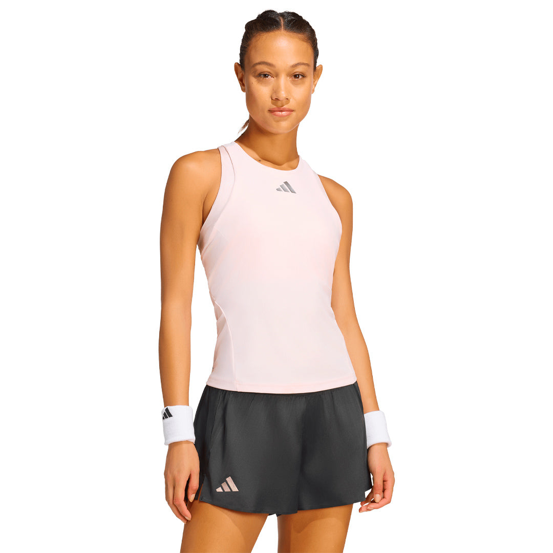 adidas Women's Silver L Y-Tank - Distilled Pink