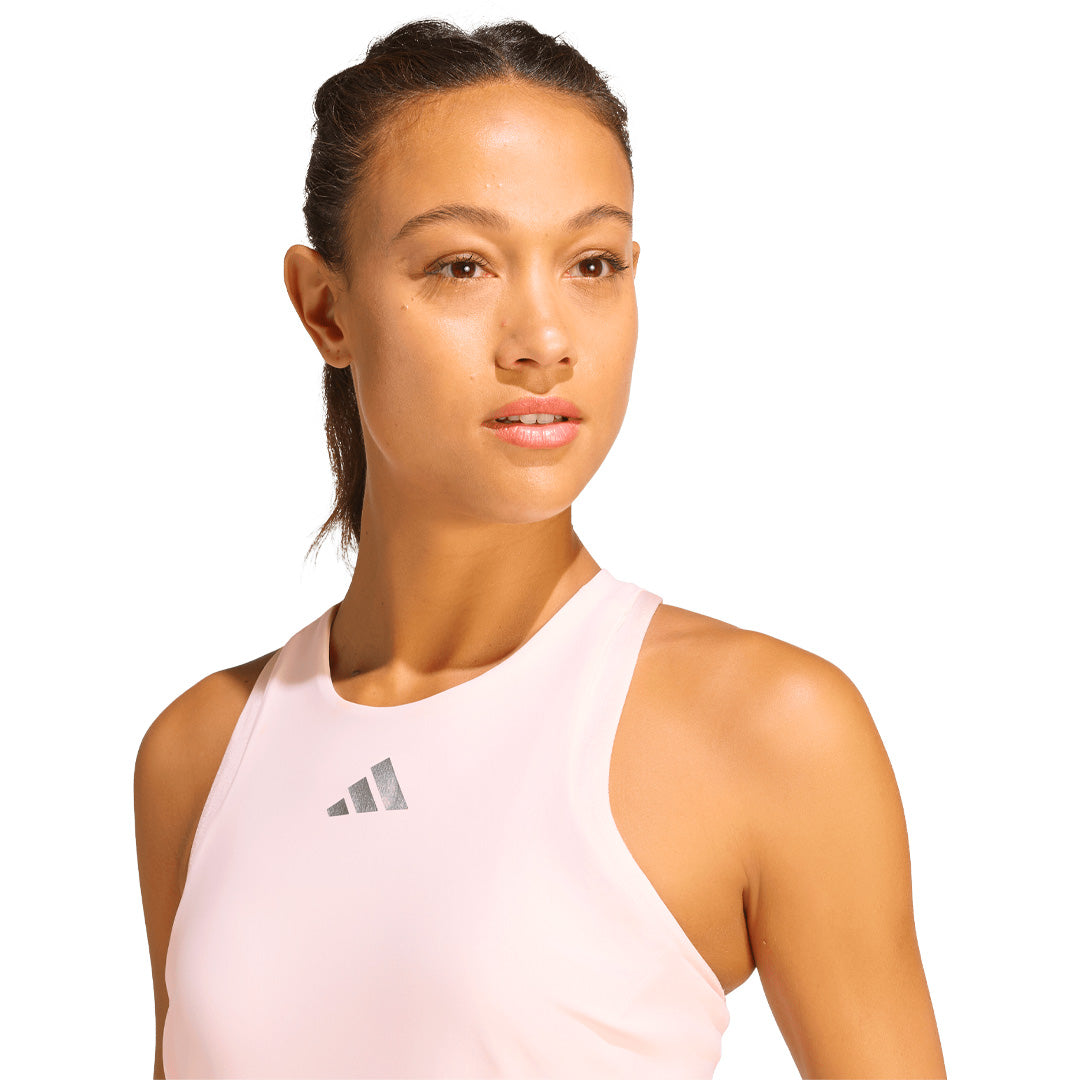 adidas Women's Silver L Y-Tank - Distilled Pink