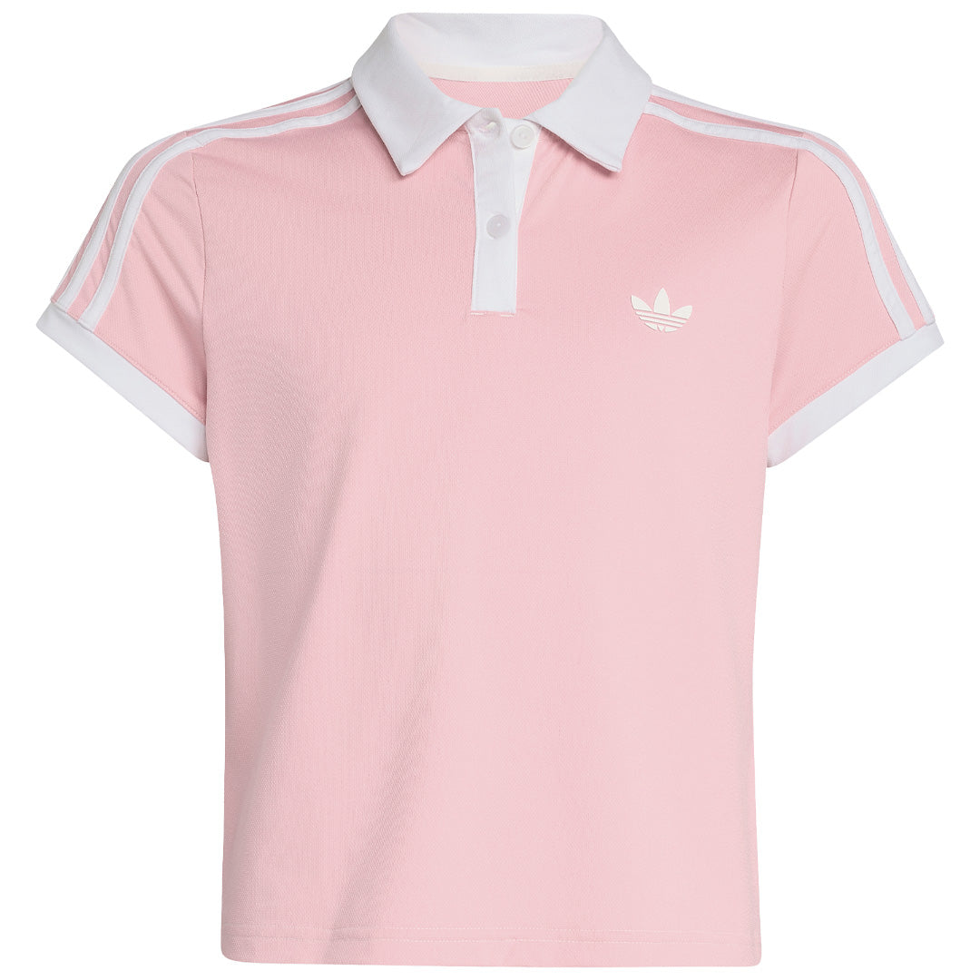 adidas Girls Classics Polo - Distilled Pink
