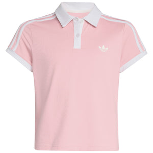 adidas Girls Classics Polo - Distilled Pink
