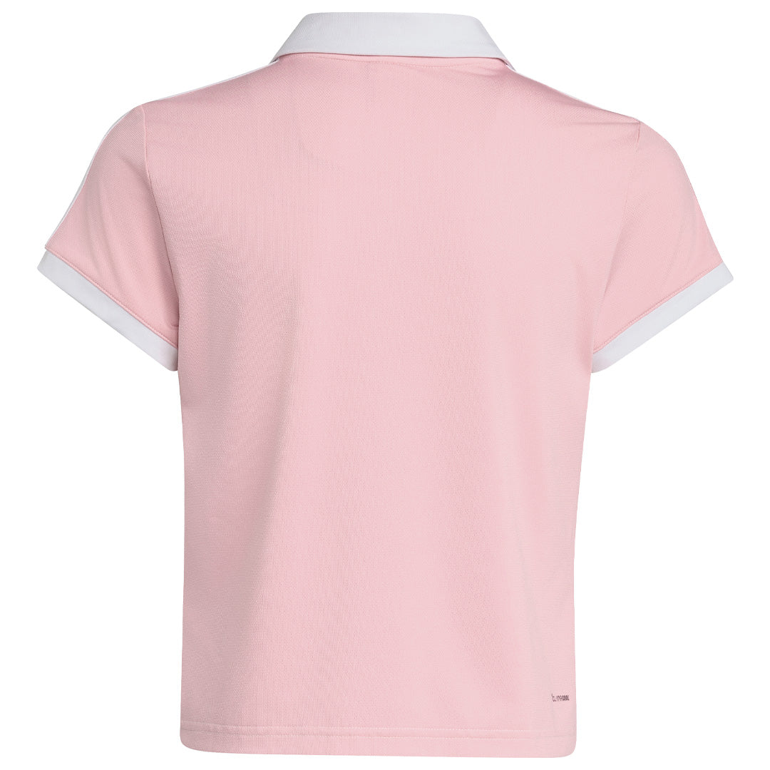 adidas Girls Classics Polo - Distilled Pink