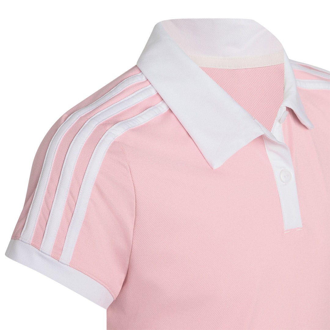 adidas Girls Classics Polo - Distilled Pink