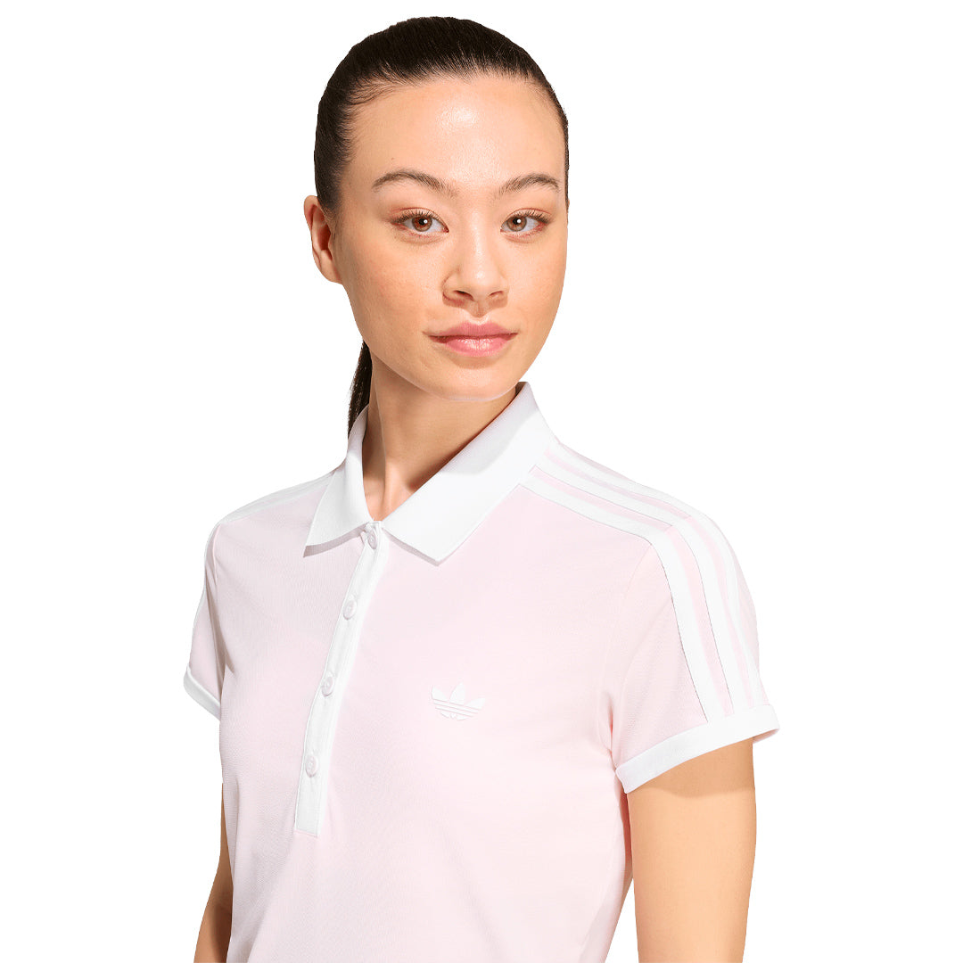adidas Women's Classics Polo - Distilled Pink