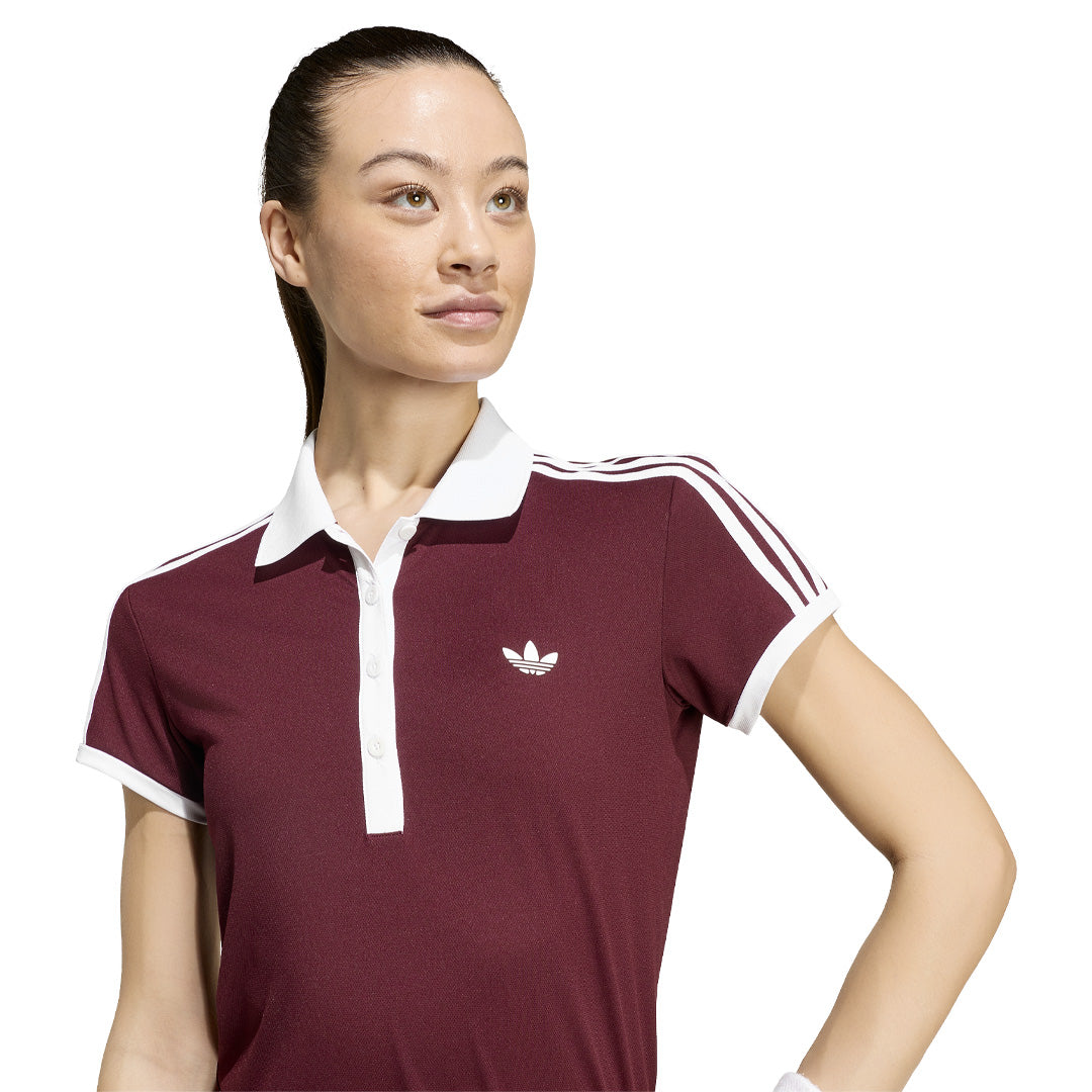 adidas Women's Classics Polo - Maroon