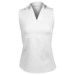 Lole Women's Step Up Sleeveless Polo - White