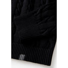 Fila Women's Baseline Chunky V-Neck Sweater - Black