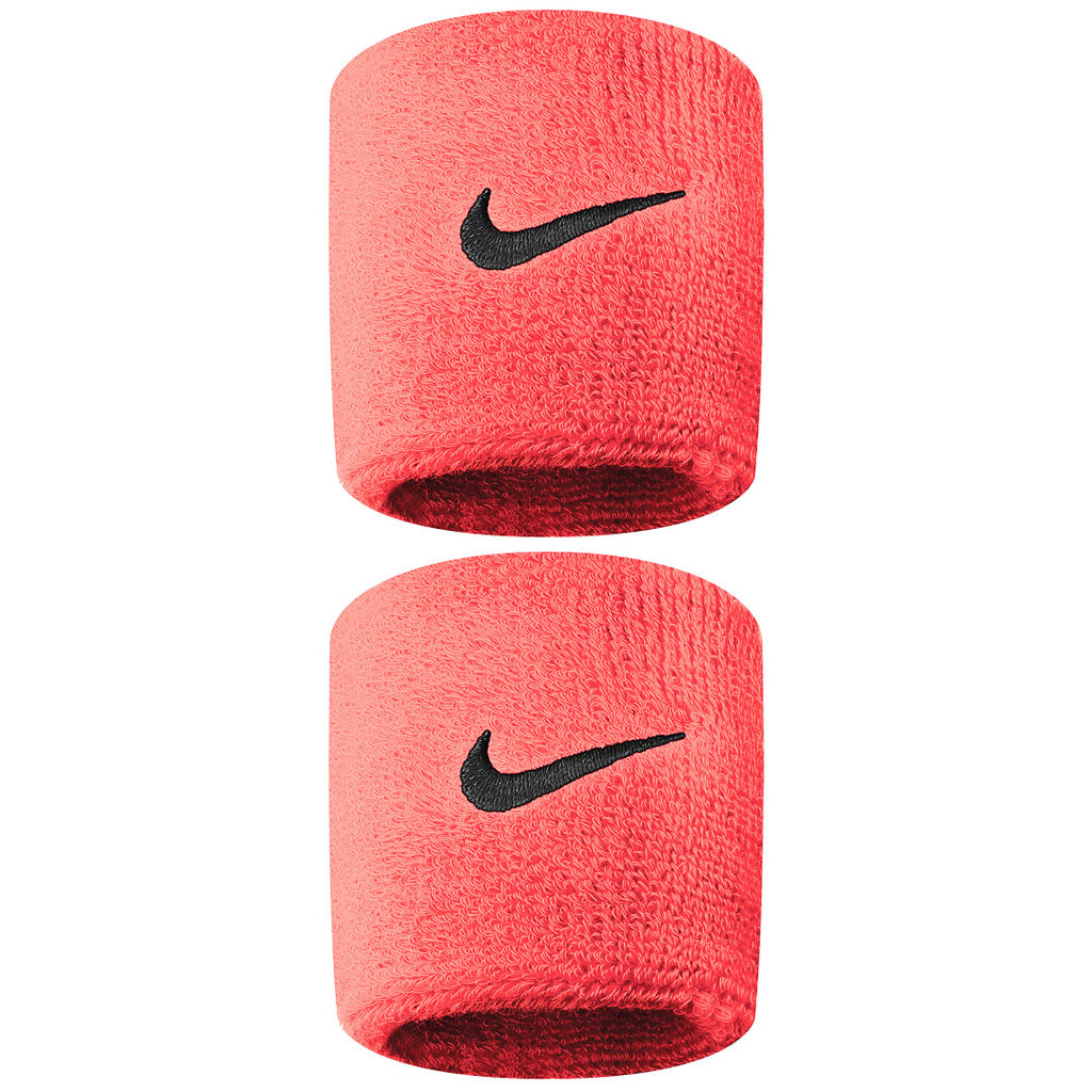 Nike Swoosh DriFit Wristband 2 Pack - Pink Gaze/Oil Grey