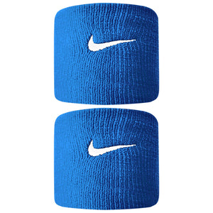 Nike Swoosh Premier DriFit Wristband 2 Pack - Light Photon Blue/White