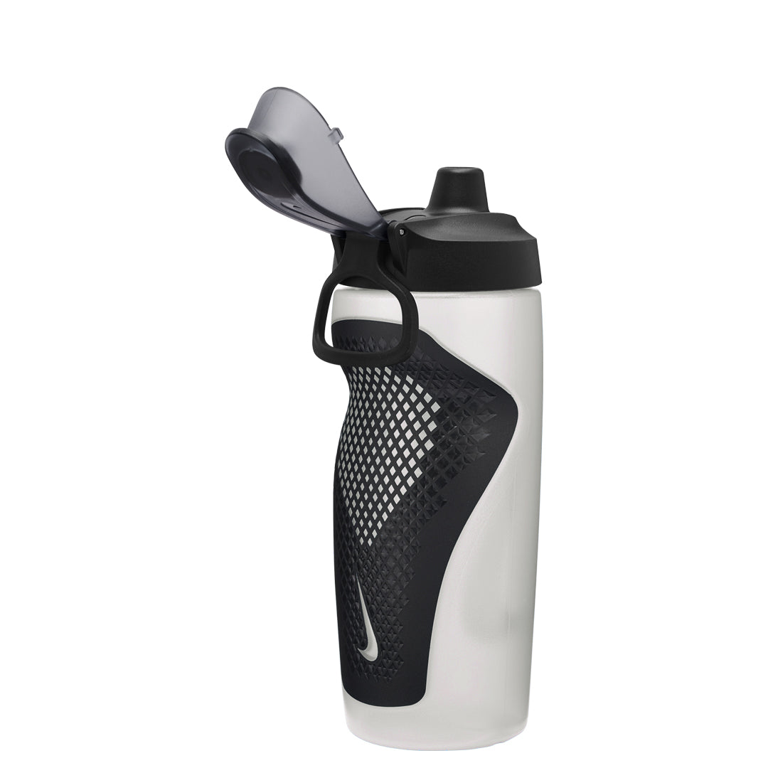 Nike Water Bottle Refuel Locking Lid 18oz - Natural/Black