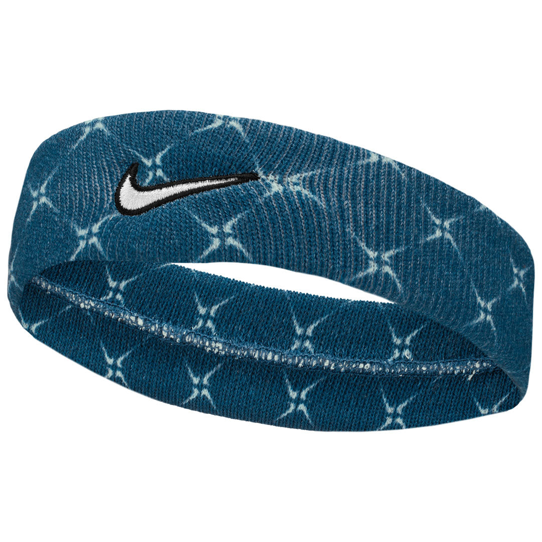 Nike Swoosh Classic Printed Headband - Court Blue/Sail