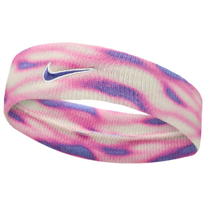 Nike Swoosh Classic Printed Headband - Light Magenta/Sapphire