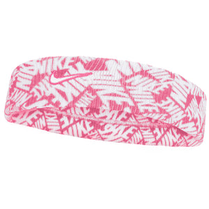 Nike Swoosh Classic Printed Headband - Playful Pink/White