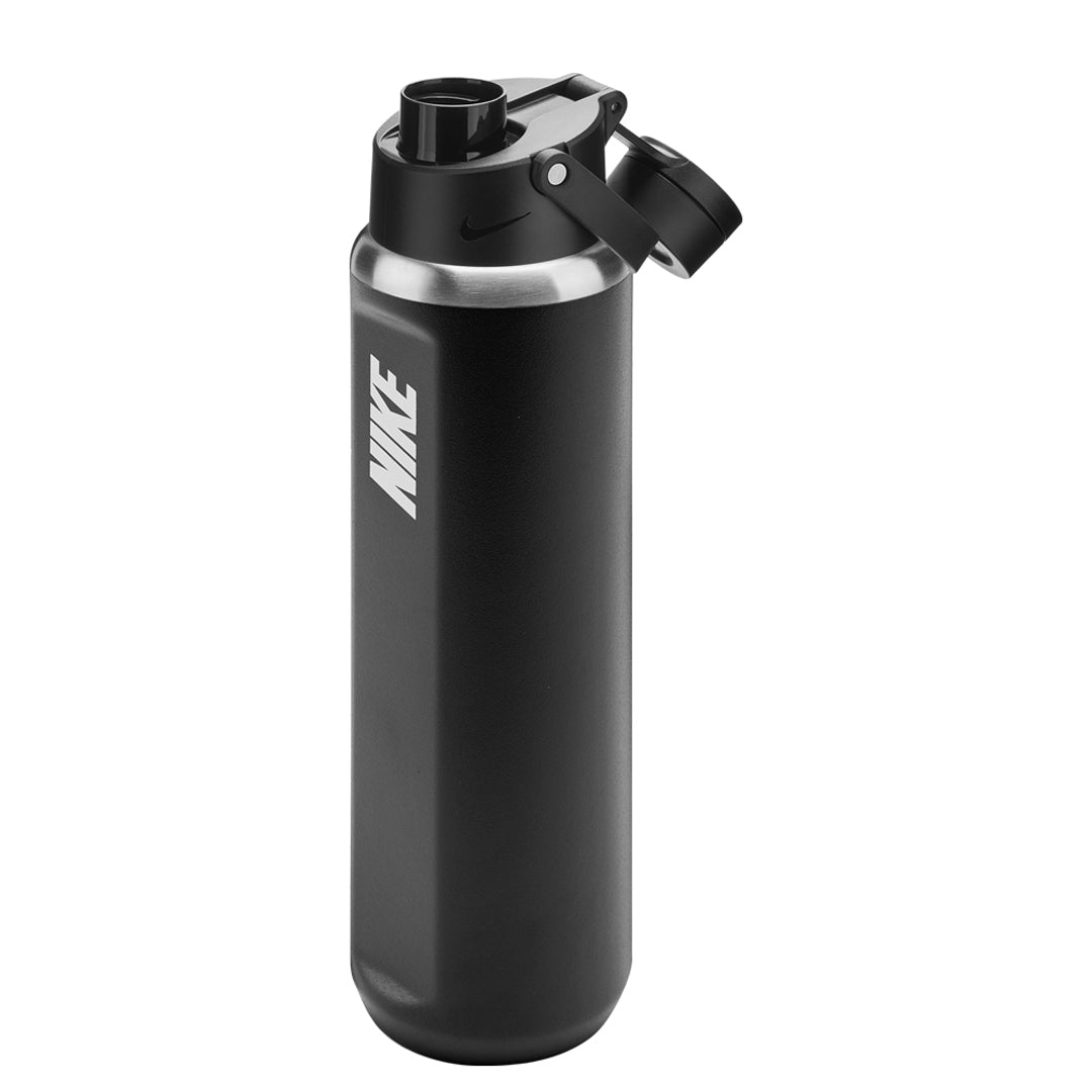 Nike Recharge Chug Stainless Steel Bottle 24oz - Black/White