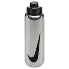 Nike Recharge Chug Stainless Steel Bottle 32oz - Brushed Stainless Steel/Black
