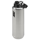 Nike Recharge Chug Stainless Steel Bottle 32oz - Brushed Stainless Steel/Black