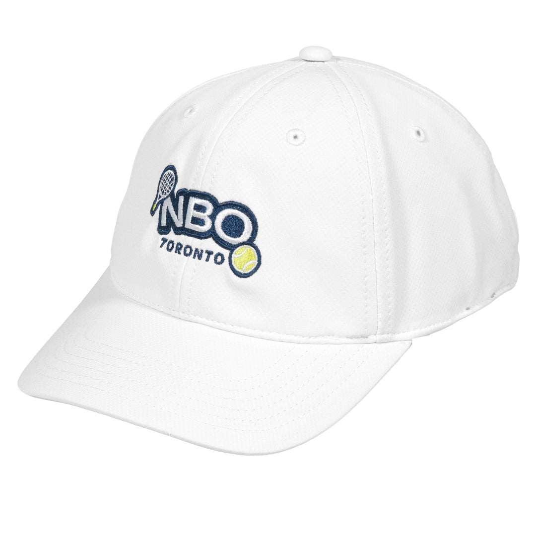 NBO Toronto Junior Racquet & Ball Cap - White