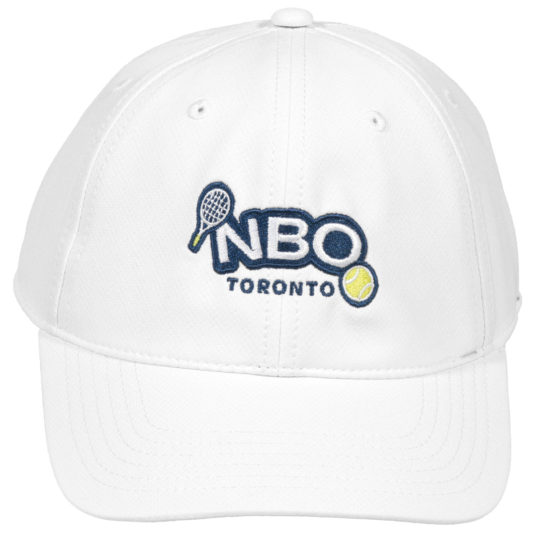 NBO Toronto Junior Racquet & Ball Cap - White