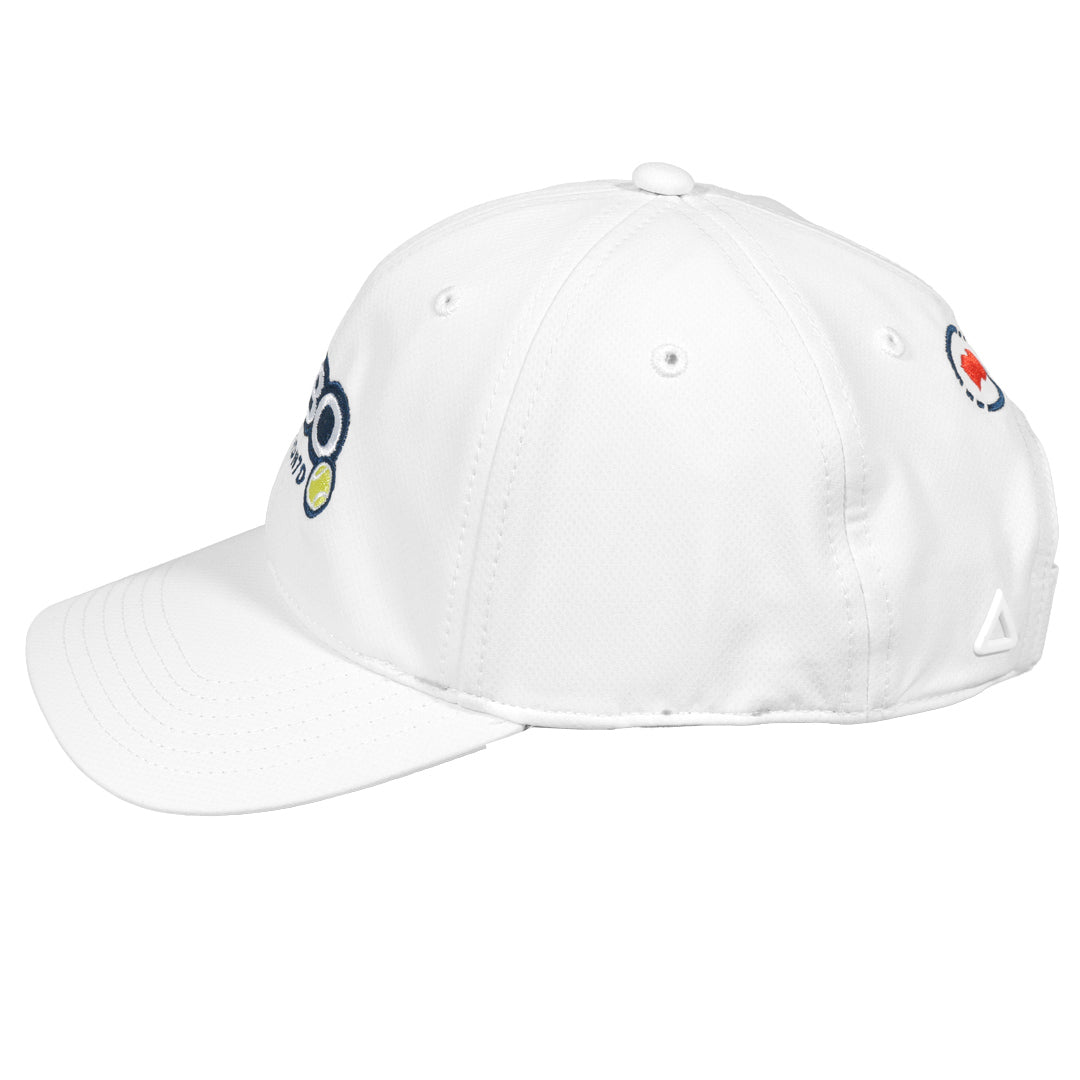 NBO Toronto Junior Racquet & Ball Cap - White