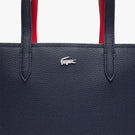 Lacoste Anna Zipped Tote Bag - Marine/Rouge