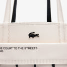 Lacoste Reversible Anna Tennis Net Tote Bag - Cream/Green